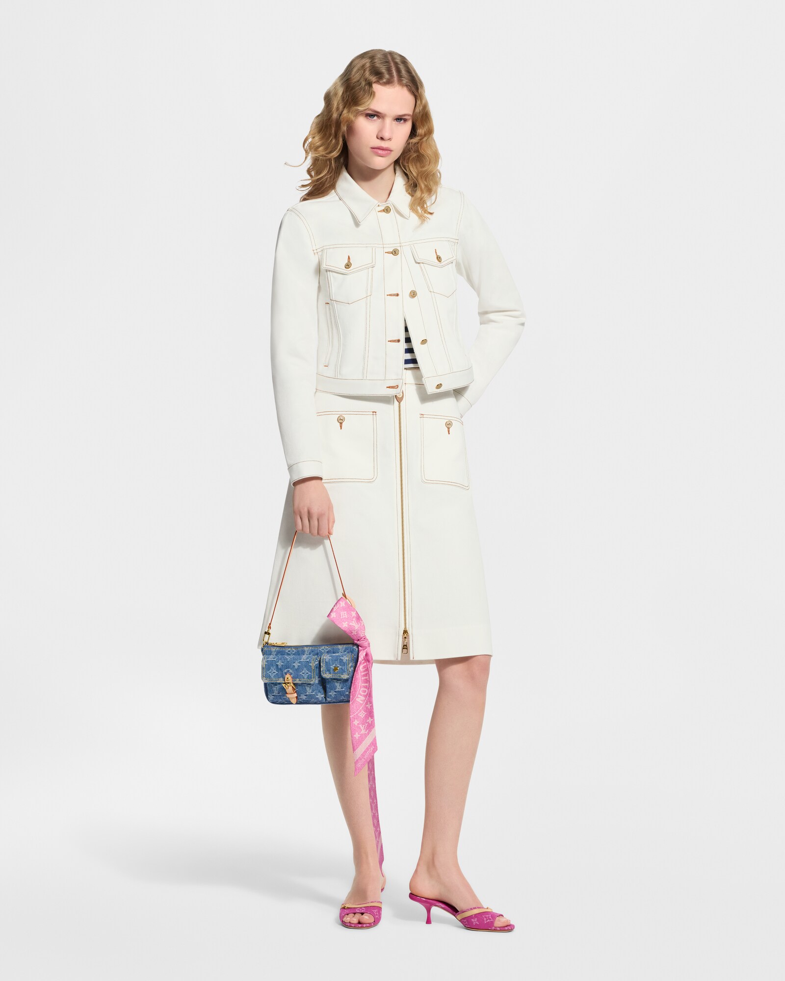 LV Denim Stamp BB Bandeau S00 - Women - Accessories | LOUIS VUITTON ®